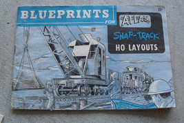 Vintage 1960 Booklet Blueprints for Atlas Snap Track HO Layouts - £13.16 GBP