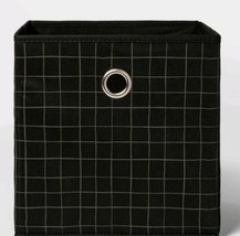 Room Essentials™ ~ 11&quot; Storage Bin ~ Polyester Cube ~ Black Checkered Pa... - $30.00