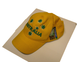 Vintage 2003 AUSTRALIA IRB Official Rugby World Cup Hat Cap Sports Collectable - £17.80 GBP