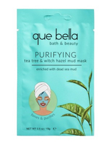 Que Bella Purifying Tea Tree and Witch Hazel Mud Face Mask - 0.5 Oz - £3.52 GBP