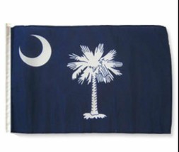 12X18 12&quot;X18&quot; State Of South Carolina Sleeve Flag Boat Car Garden - £12.77 GBP