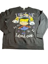 Nickelodeon Trust Me I Don&#39;t Care Long Sleeve Crew NeckSweatshirt Size L... - $26.00