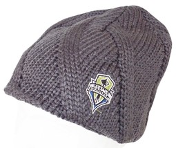 Seattle Sounders FC MLS Soccer - Unisex Adult One Size - Gray Beanie Cap 2012 - $15.00