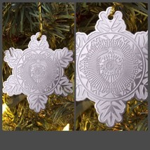 Police Officer Policeman Christmas Snowflake Holiday Ornament - £15.71 GBP