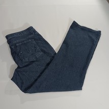 Lee Slender Secret Lower On The Waist Jeans Women's 16 (34×30) Blue Denim image 2