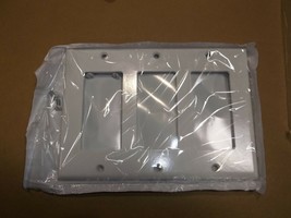 Leviton 80411-W 3-Gang Decora Wall Plate White - $3.28