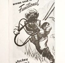 1947 Coopers Jockey Underwear Advertisement Deep Sea Diver Kenosha DWWW4 - $19.99 1947 Coopers Jockey Underwear Advertisement Deep Sea Diver Kenosha DWWW4 - $19.99