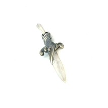 David Yurman Dagger Amulet Pendant Sterling Silver Estate DY699 - €245,78 EUR