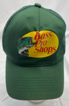 Bass Pro Shops Mens Trucker Hat Green Gone Fishing Snapback Adjustable O... - £7.78 GBP