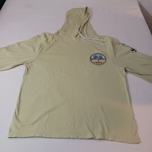 Miami Style Gulf Shores Men's Yellow Combed Cotton Hoodie Pullover Sweatshirt L image 8