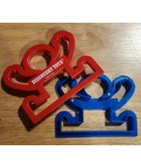 Discovery Toys Vintage Plastic Treat Cookie Cutters Little People Ginger... - $16.73