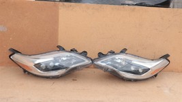 13-16 Toyota Avalon Halogen Headlight Head Light Lamps Set L&amp;R POLISHED - £355.27 GBP