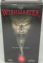 Wes Craven Presents Wishmaster (VHS 1998) Peter Atkins, Dir. Robert Kurt... - £6.99 GBP