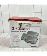 Radio Shack 43-3105 3-Channel FM Wireless Intercom System Silver 3 Pack - €29,47 EUR