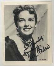 Vera Miles Signed Autographed Vintage 4x5 Photo - £11.57 GBP