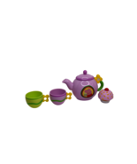 Peppa Pig Toy Talking Tea Pot w/ 2 Cups &amp; Cupcake 2003 Jazwares - $244.42 MXN