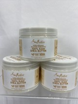 (3) Shea Moisture All-Over Hydration 100% Raw Shea Butter Hair &amp; Body 10... - $17.99