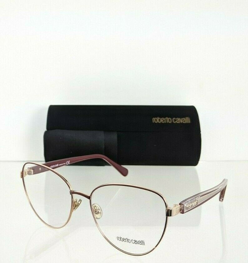 Brand New Authentic Roberto Cavalli Eyeglasses 5117 071 55mm Rose &amp; Gold... - $138.59