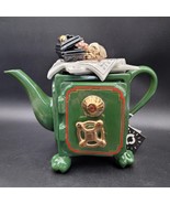 Rare Paul Cardew Safe Bank Heist Robbery Teapot Gold Signed Edition Impe... - $81.39 CAD
