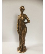 Fritz Bermann Vienna Bronze lady in long dress Signed FBW - £224.27 GBP