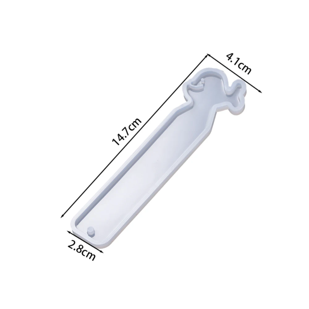 Heart Rectangle Animal Plant Multi Bookmark Silicone Mold Epoxy Resin Mo... - $6.18 CAD