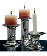 GAC Nickel Silver Candlestick Holder Set of 2 - $64.98