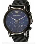Emporio Armani Sport Chronograph Men&#39;s Watch AR-1979 Black - €288,89 EUR