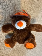 Brown Bear Plush With Reese’s Pieces Hat - About 9” - Hershey’s Candy Stuffed - £6.97 GBP