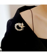 Luxury Pins Lapel Collar Pin Corsage Brooch Women Jewelry Rhinestone Gif... - £9.58 GBP
