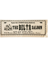 1957 Delta Saloon Sluicing Music Casino Advertisement Vtg Virginia City ... - €32,19 EUR