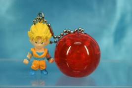 Dragonball Kai Ring Figure Keychain Goku SS Kakarot Super Saiyan 4 Star Ball - £31.45 GBP