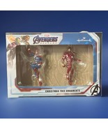 Hallmark Iron Man Captain Marvel Avengers Endgame Christmas Tree Ornamen... - $18.69 CAD