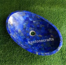 Lapis Lazuli Stone Sink – Handmade Kitchen and Bathroom Vessel - £740.80 GBP