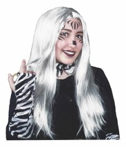 Adult Wig Long White Blonde Halloween Costume Hair - £36.37 GBP