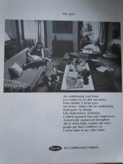 Carrier Air Conditioning Company Print Magazine Advertisement 1967 - $3.99