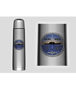 NAVY SUBMARINE REAL MEN STILL PLAY HIDE AND SEEK  25 OZ THERMOS - £31.92 GBP