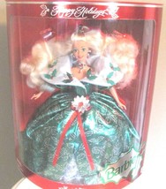 Barbie Happy Holiday 1995 Special Ed. Emerald Sparkling Green Gown Mattel NRFB - £22.09 GBP
