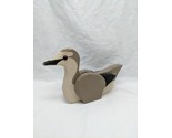 Special Gifts Crowning Touch Wooden Gray White Black Duck Decor Figure 8&quot; - £37.37 GBP