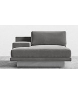 Rove Concepts Dresden Left Chaise with Armrest - Fin Grey - $940.50