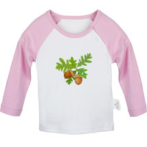 Nature Pattern Acorn T shirt Newborn Baby T-shirts Infant Tops Kids Grap... - £7.89 GBP+
