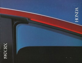 1987 Honda CRX sales brochure catalog US 87 HF Si Civic - $8.00