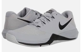 NEW Nike Men&#39;s Lunar Prime Iron II Sneaker Size US 10 Wolf Grey/Black/Pl... - £58.98 GBP