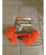 Playology Dri-Tech Rope Dog Toy All Natural Beef Scent, Small, Red - £8.15 GBP