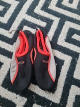Twf Black And Orange Shoes For Boys Size 3uk - $22.50
