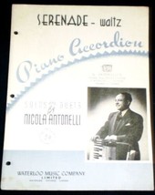 Accordion Sheet Music - SERENADE - Nicola Antonelli - £2.36 GBP