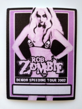 Rob Zombie Backstage Pass 2002 Vintage Original Heavy Metal Rock Music Fabric - £11.82 GBP