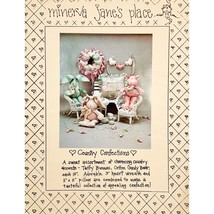 Bunny and Bear Dolls Pattern Heart Wreath and Pillow Pattern Minerva Janes Place - £5.53 GBP
