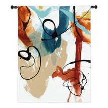 39x40 FABRICATE Jasper Abstract Splattered Design Decor Tapestry Wall Ha... - $138.60