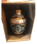 Egg Shaped Christmas Ornament New in Original Box Beautiful Sparkles - $10.42