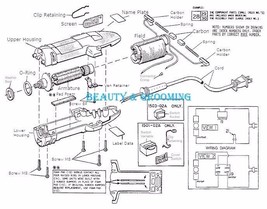 Genuine OSTER Showmaster Shearmaster Clipmaster Motor Parts 120v 220v - £21.58 GBP+